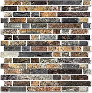 Vintage Stone Effect Peel-and-Stick Tile